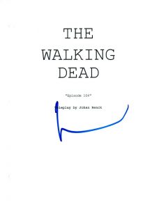 NORMAN REEDUS SIGNED AUTOGRAPHED THE WALKING DEAD EPISODE 4 SCRIPT COA COLLECTIBLE MEMORABILIA