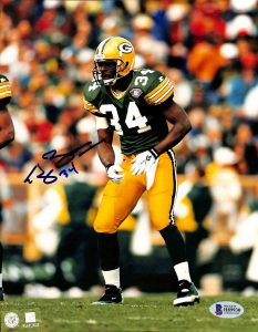 PACKERS EDGAR BENNETT AUTHENTIC SIGNED 8×10 PHOTO AUTOGRAPHED BAS 1 COLLECTIBLE MEMORABILIA