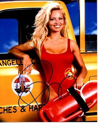 PAMELA PAM ANDERSON Signed Autographed BAYWATCH C.J. PARKER Photo