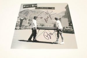 PHISH (TREY ANASTASIO MIKE PAGE) SIGNED AUTOGRAPH 12X12 ALBUM FLAT – COLORADO 88  COLLECTIBLE MEMORABILIA