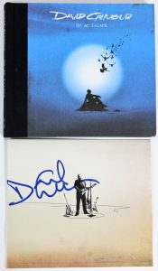PINK FLOYD DAVID GILMOUR AUTHENTIC SIGNED ON AN ISLAND CD COVER PAGE JSA #Z85157 COLLECTIBLE MEMORABILIA