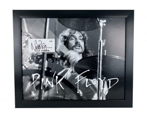 PINK FLOYD NICK MASON AUTOGRAPHED SIGNED 16×20 POSTER PHOTO DRUMMER ACOA COLLECTIBLE MEMORABILIA