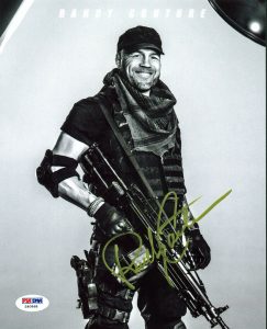 RANDY COUTURE UFC THE EXPENDABLES AUTHENTIC SIGNED 8×10 PHOTO PSA/DNA #Z40868 COLLECTIBLE MEMORABILIA