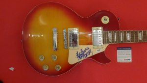 RED HOT CHILI PEPPERS ANTHONY KIEDIS SIGNED AUTOGRAPHED GUITAR PSA/DNA COA COLLECTIBLE MEMORABILIA