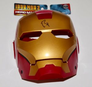 ROBERT DOWNEY JR. SIGNED AUTOGRAPH IRON MAN MASK HELMET AVENGERS BECKETT BAS COA COLLECTIBLE MEMORABILIA