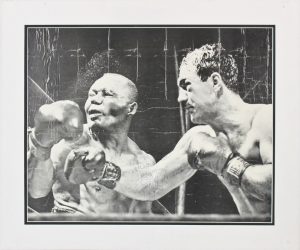 ROCKY MARCIANO AUTHENTIC SIGNED 16×20 MATTED PHOTO PSA/DNA #Z04225 COLLECTIBLE MEMORABILIA