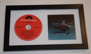 ROGER DALTREY SIGNED THE WHO TOMMY ORCHESTRAL FRAMED CD DISPLAY BECKETT BAS COA COLLECTIBLE MEMORABILIA