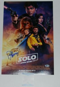 RON HOWARD SIGNED (SOLO A STAR WARS STORY) AUTOGRAPH 12X18 MOVIE PHOTO BECKETT C  COLLECTIBLE MEMORABILIA