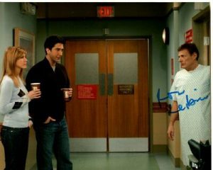 RON LEIBMAN SIGNED AUTOGRAPHED FRIENDS W/ RACHEL AND ROSS PHOTO COLLECTIBLE MEMORABILIA