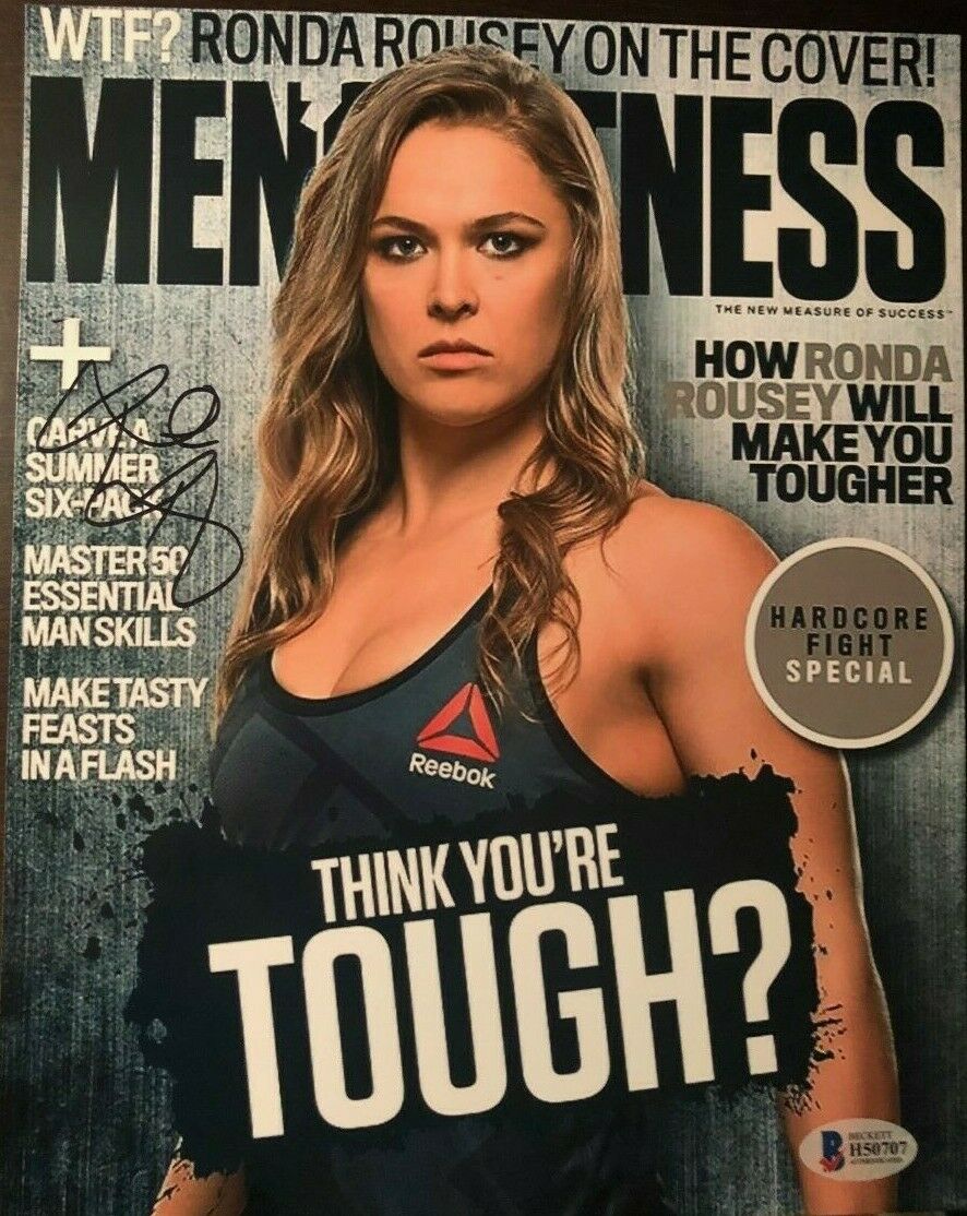 Ronda Rousey signed autographed 8x10 Photo UFC Expendables BECKETT COA
