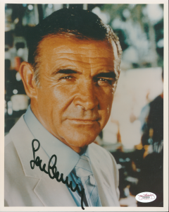 SEAN CONNERY JAMES BOND 007 AUTHENTIC SIGNED 8×10 PHOTO AUTOGRAPHED JSA #E80926 COLLECTIBLE MEMORABILIA