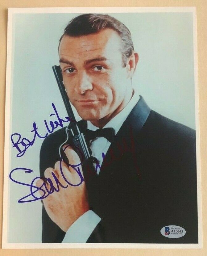 Sean Connery signed autographed 8x10 Photo James Bond Beckett ...