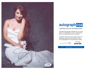 SIERRA BOGGESS SIGNED 8×10 PHOTO THE LITTLE MERMAID BROADWAY ACTRESS ACOA COA COLLECTIBLE MEMORABILIA