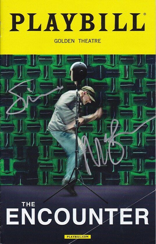 SIMON MCBURNEY SIGNED AUTOGRAPHED THE ENCOUNTER PLAYBILL COLLECTIBLE MEMORABILIA