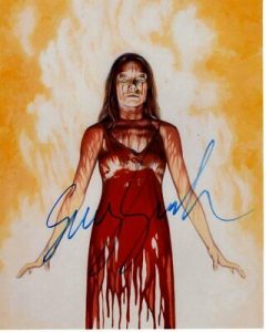 SISSY SPACEK SIGNED AUTOGRAPHED STEPHEN KING’S CARRIE METALLIC PHOTO COLLECTIBLE MEMORABILIA