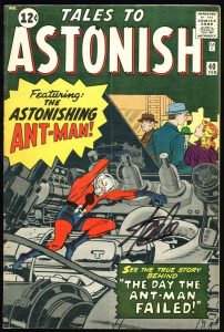 STAN LEE AUTHENTIC SIGNED TALES TO ASTONISH #40 COMIC BOOK PSA/DNA #Z05346 COLLECTIBLE MEMORABILIA