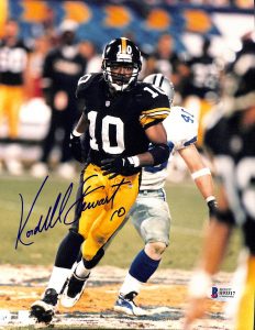 STEELERS KORDELL STEWART AUTHENTIC SIGNED 8×10 PHOTO AUTOGRAPHED BAS 1 COLLECTIBLE MEMORABILIA