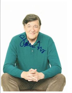 STEPHEN FRY SIGNED AUTOGRAPHED 8×10 PHOTO THE HOBBIT V FOR VENDETTA COA VD COLLECTIBLE MEMORABILIA