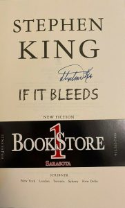 STEPHEN KING SIGNED AUTOGRAPHED 1ST EDITION IF IT BLEEDS HARDCOVER HC BOOK COA COLLECTIBLE MEMORABILIA