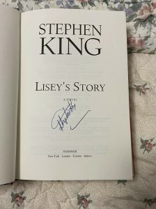 STEPHEN KING SIGNED AUTOGRAPHED LISEY’S STORY BECKETT COA COLLECTIBLE MEMORABILIA