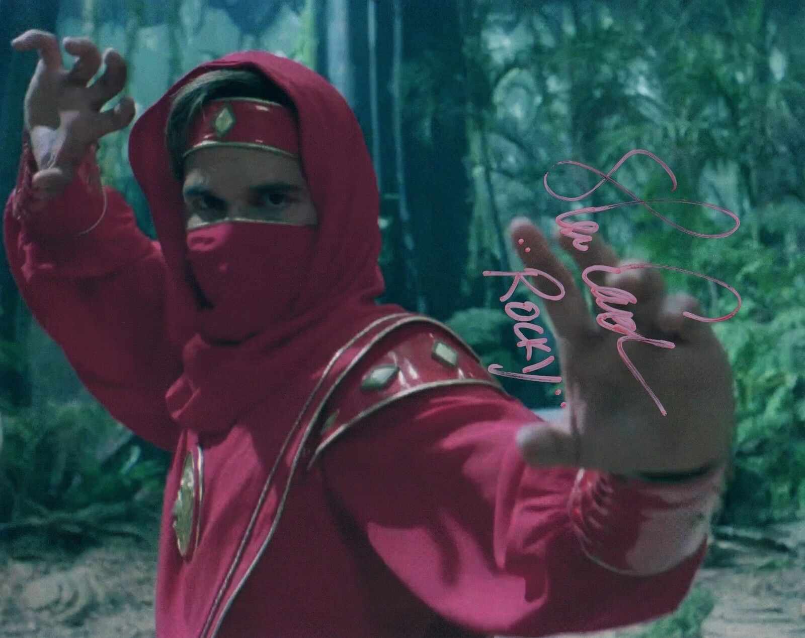 Steve Cardenas Signed Autographed 8x10 Photo Red Ranger Power Rangers ...