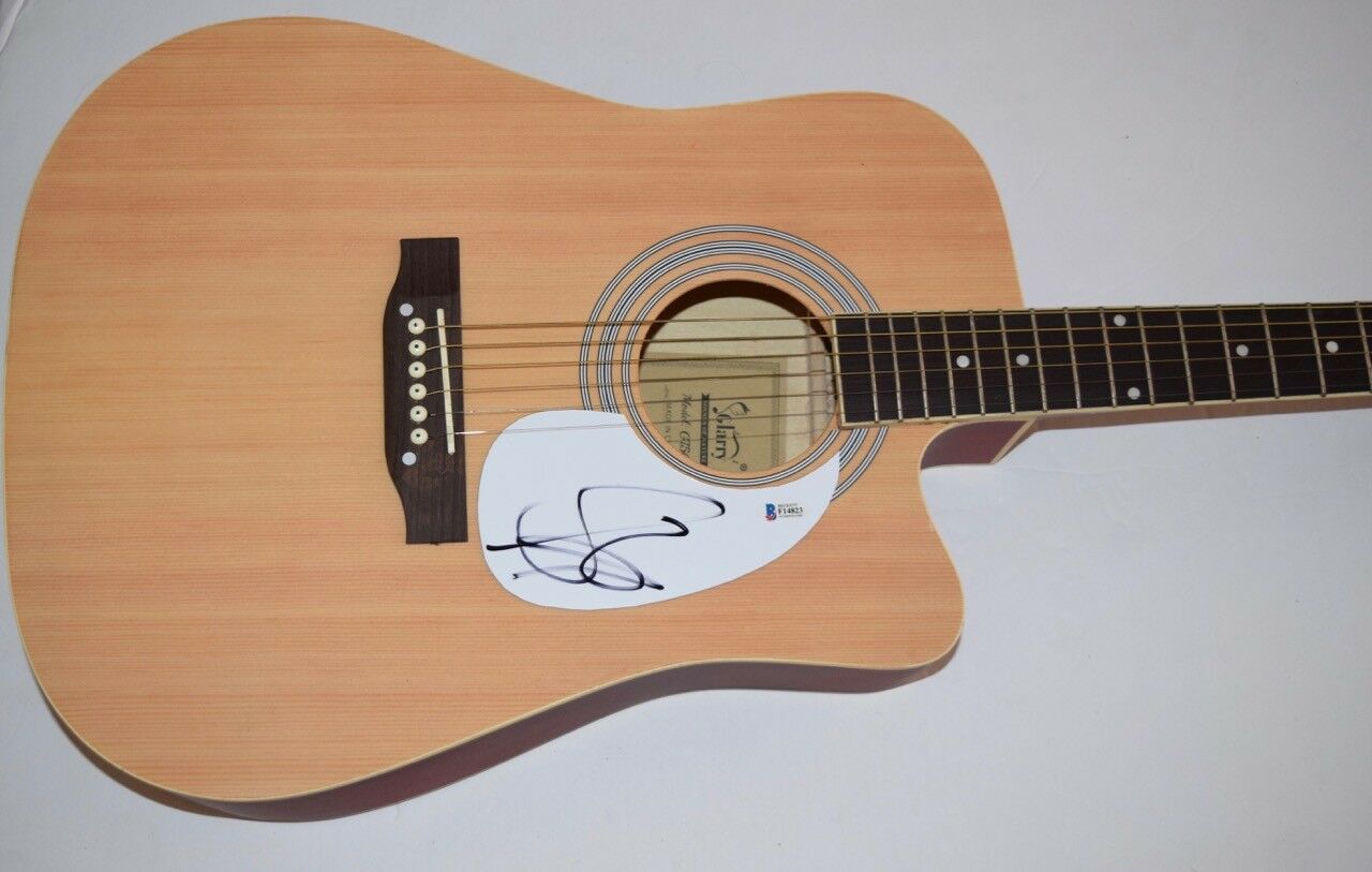 Steven Tyler Signed Autographed Acoustic Guitar AEROSMITH Beckett BAS ...