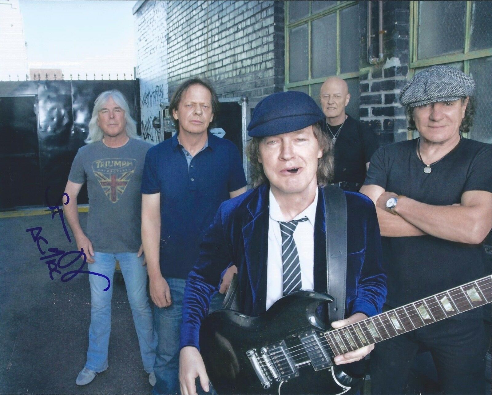 Stevie Young Signed Autographed 8x10 Photo AC/DC Guitarist Steve ...