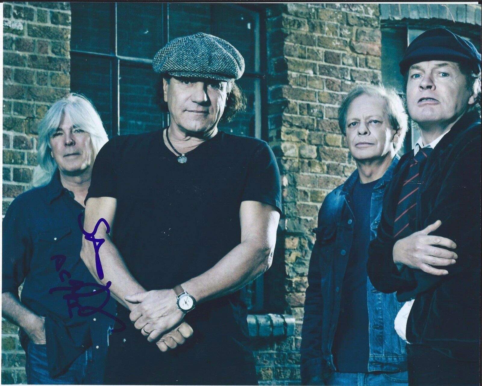Stevie Young Signed Autographed 8x10 Photo AC/DC Guitarist Steve B ...