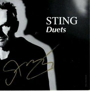 STING SIGNED CD BOOKLET INSERT W/ HOLOGRAM COA THE POLICE COLLECTIBLE MEMORABILIA