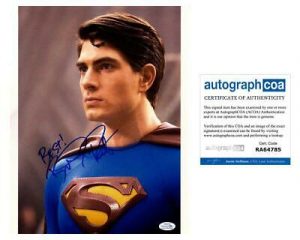 SUPERMAN RETURNS BRANDON ROUTH AUTOGRAPHED SIGNED 11×14 PHOTO ACOA COLLECTIBLE MEMORABILIA
