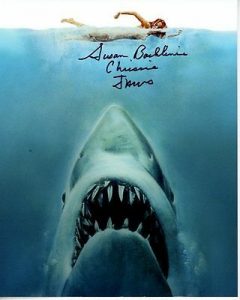 SUSAN BACKLINIE SIGNED AUTOGRAPHED JAWS CHRISSIE PHOTO COLLECTIBLE MEMORABILIA