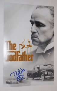 TALIA SHIRE SIGNED AUTOGRAPHED 11×17 THE GODFATHER PHOTO POSTER COA COLLECTIBLE MEMORABILIA