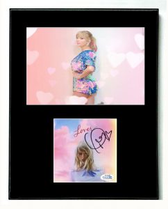 TAYLOR SWIFT AUTOGRAPHED SIGNED 11×14 FRAMED DISPLAY CD PHOTO HOT SEXY ACOA COLLECTIBLE MEMORABILIA