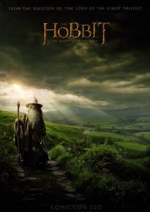 THE HOBBIT AN UNEXPECTED JOURNEY UN-SIGNED MOVIE PROMO POSTER COLLECTIBLE MEMORABILIA