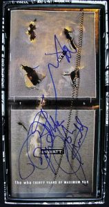 THE WHO (3) TOWNSHEND, DALTREY & ENTWISTLE AUTHENTIC SIGNED CD COVER PSA #U03504 COLLECTIBLE MEMORABILIA