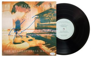 THE WHO PETE TOWNSHEND AUTOGRAPHED QUADROPHENIA RECORD ALBUM LP ACOA COLLECTIBLE MEMORABILIA