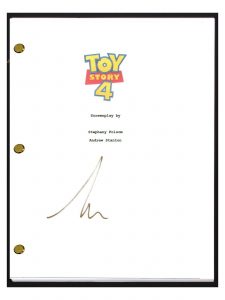 TIM ALLEN SIGNED AUTOGRAPHED TOY STORY 4 FULL MOVIE SCRIPT SCREENPLAY COA COLLECTIBLE MEMORABILIA