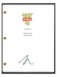 TIM ALLEN SIGNED AUTOGRAPHED TOY STORY 4 FULL MOVIE SCRIPT SCREENPLAY COA COLLECTIBLE MEMORABILIA