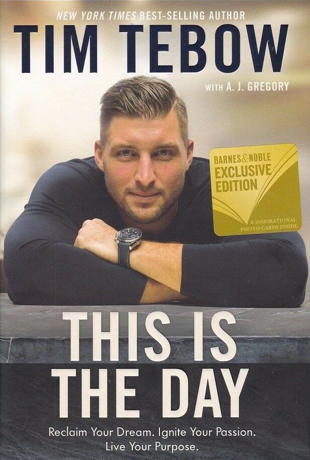 TIM TEBOW Signed Autographed THIS IS THE DAY Hardcover Book | Autographia