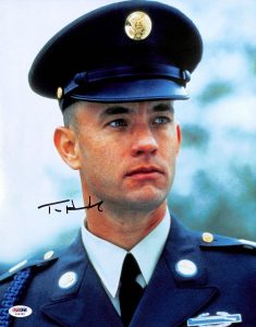 TOM HANKS FORREST GUMP AUTHENTIC SIGNED 11×14 PHOTO AUTOGRAPHED PSA/DNA #X44380 COLLECTIBLE MEMORABILIA
