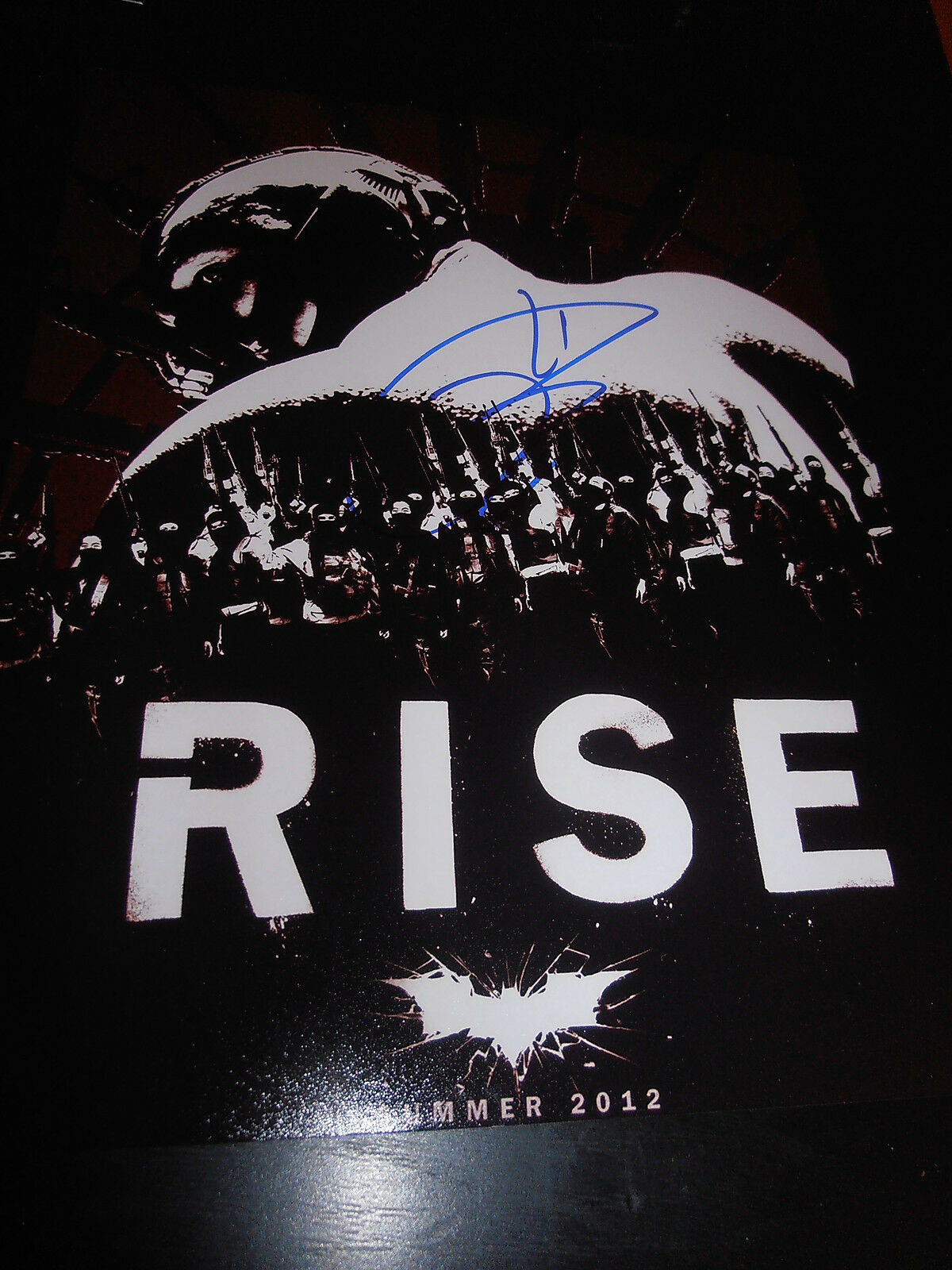 TOM HARDY SIGNED AUTOGRAPH 8x10 PHOTO DARK KNIGHT RISES ACTION SHOT ...