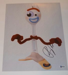 TONY HALE SIGNED AUTOGRAPHED 11×14 PHOTO FORKY TOY STORY 4 BAS BECKETT COA COLLECTIBLE MEMORABILIA