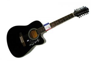 TRICK PONY SIGNED 12 STRING ACOUSTIC ELECTRIC GUITAR PSA/DNA AFTAL COLLECTIBLE MEMORABILIA