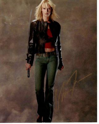 UMA THURMAN Signed Autographed KILL BILL THE BRIDE Photo | Autographia