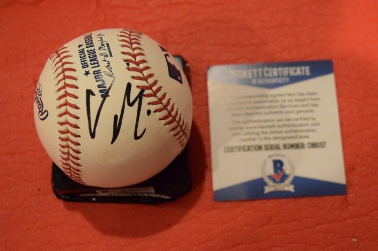 VAN MORRISON SIGNED AUTOGRAPHED RAWLINGS MLB BASEBALL BECKETT BAS COA COLLECTIBLE MEMORABILIA