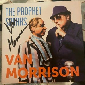 VAN MORRISON SIGNED AUTOGRAPHED THE PROPHET SPEAKS CD BOOKLET RARE COLLECTIBLE MEMORABILIA