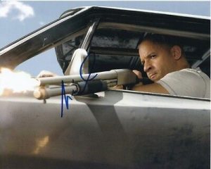VIN DIESEL SIGNED AUTOGRAPHED FAST AND THE FURIOUS DOMINIC PHOTO COLLECTIBLE MEMORABILIA