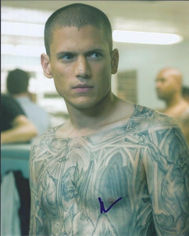 Wentworth Miller Signed Autograph 8x10 Photo The Flash Prison Break ...