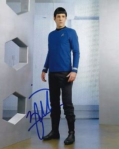 ZACHARY QUINTO SIGNED AUTOGRAPHED STAR TREK SPOCK PHOTO COLLECTIBLE MEMORABILIA