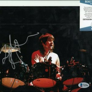 ZAK STARKEY signed (THE WHO) Drummer RINGO STARR 8X10 photo BECKETT BAS T42904 Collectible Memorabilia